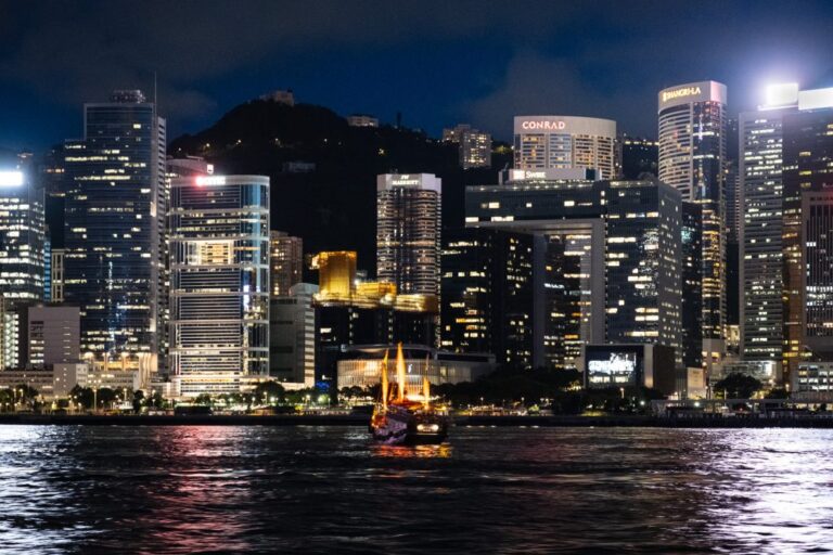 Hong Kong at night